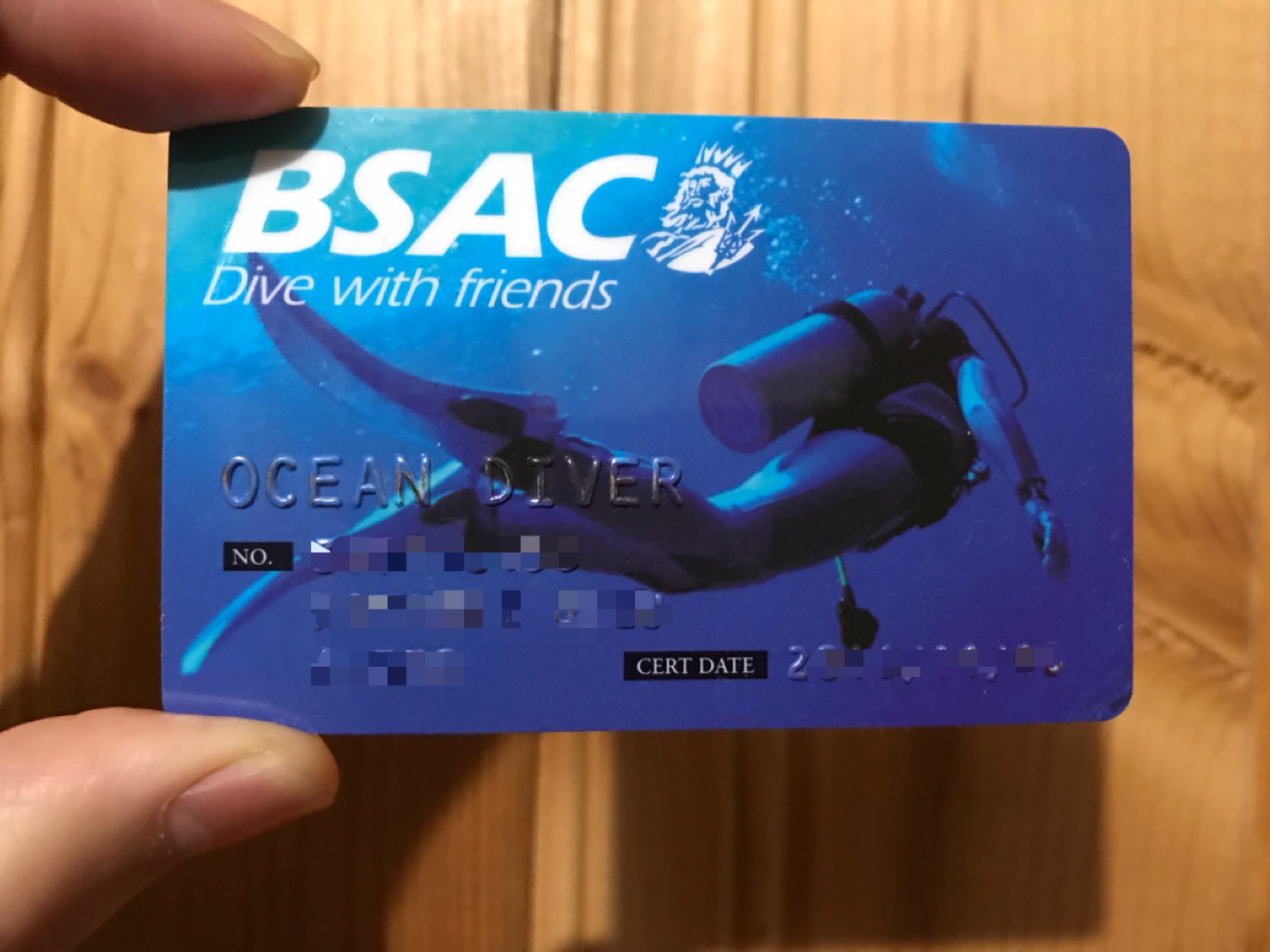bsacダイバー免許